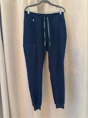 Figs Technical Collection Dark Navy Jogger Pants.